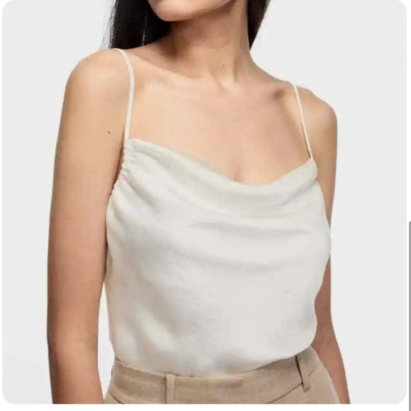 Aritzia Wilfred‎ Allusion Camisole Light White Violet Size M - Picture 9 of 9